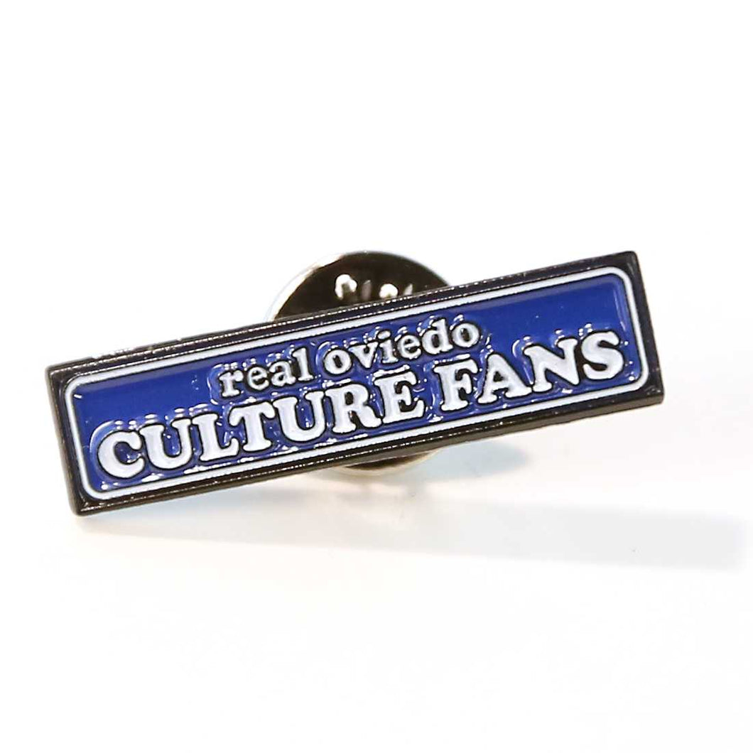 PIN REAL OVIEDO CULTURE FANS LOGO
